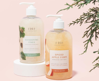 Black Friday GWP Farmhouse fresh - spiced apple cider and wandering pines holiday hand soaps 